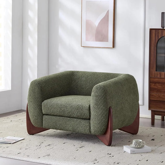 Holly Modern Boucle Club Chair