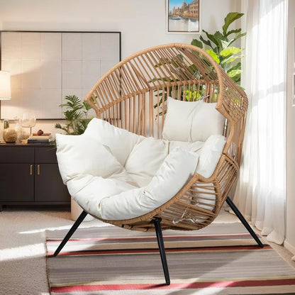 Outdoor Wicker Egg Lounge Chair for Outdoor