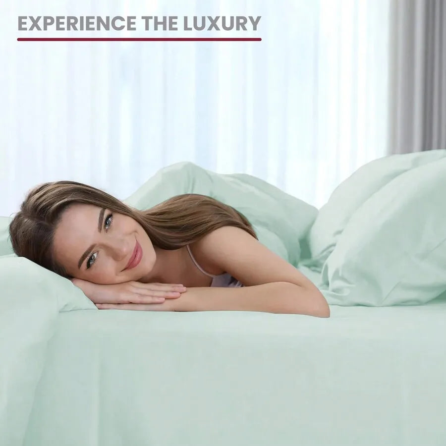 6-Piece Embroidered Bed Sheet Set