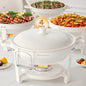 White Chafing Dishes for Buffet