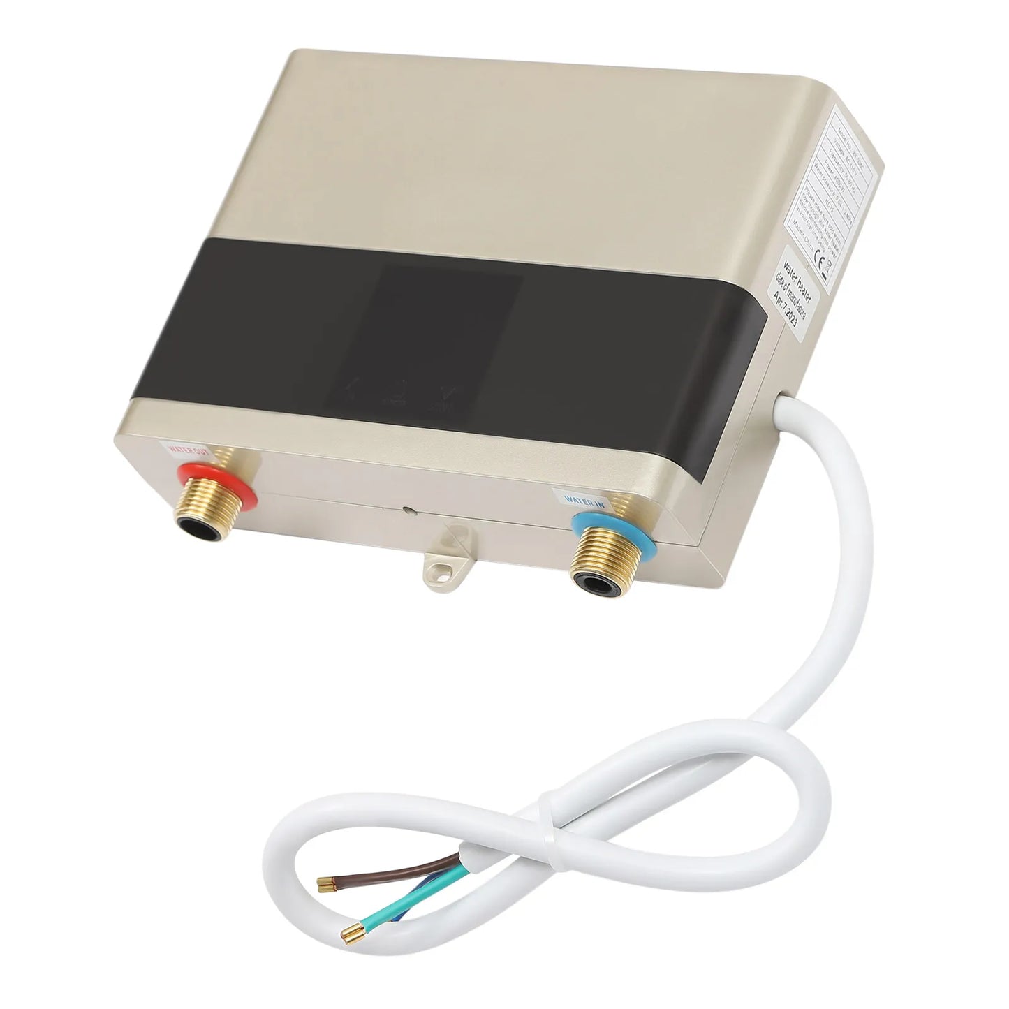 Smart Electric Water Heater, 1300-4000W Adjustable Power