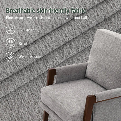 Accent Chairs Set of 2, Modern Arm Chairs