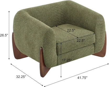 Holly Modern Boucle Club Chair