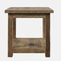 Rustic Reclaimed Solid Wood Side Table