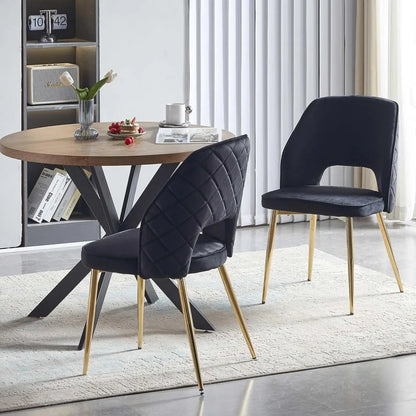 3-Piece Dining Table Set for 2 - 37-Inch Round Table and Chairs,