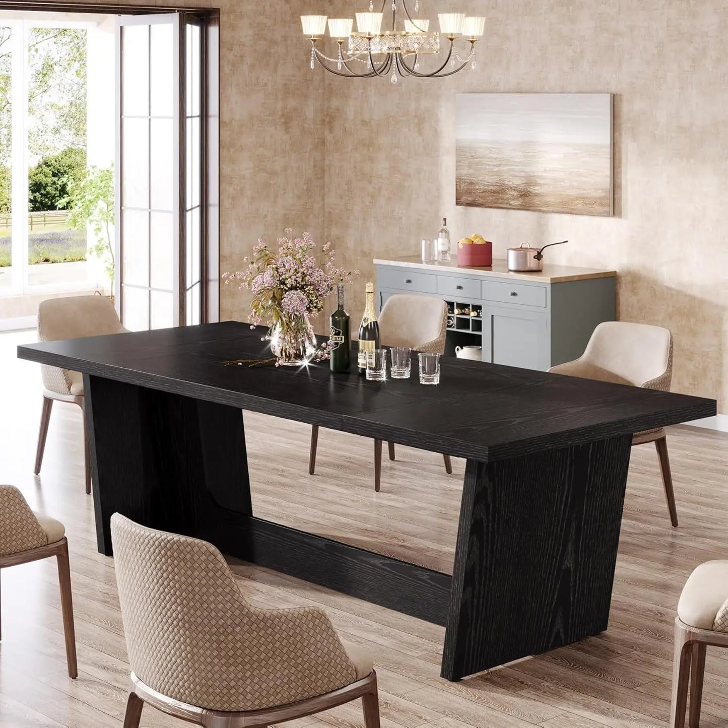 Dining Room Table: Rectangular Farmhouse Kitchen