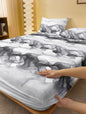 1pc Black and White Bed Set