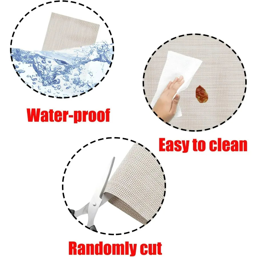 4 Pcs Beige Placemats