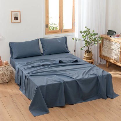 3/4Pcs Solid Color Belgian Linen Cotton