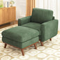 38.5" Accent, Upholstered Armchair with Deep Seat