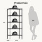 3-5 Tier Metal Wire Storage Shelves