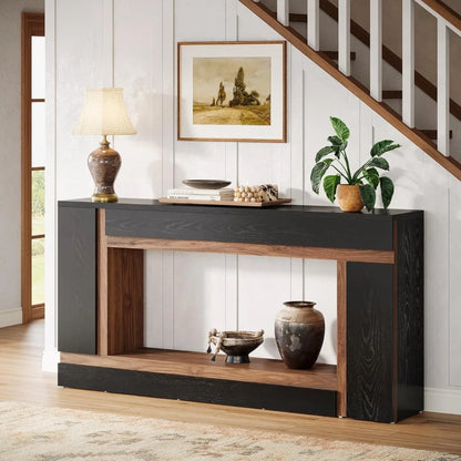 63-Inch Long Console Table for Entryway & Hallway