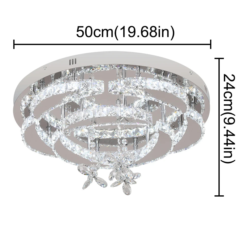 Luxury K9 Crystal Chandelier Modern Ceiling Lamp