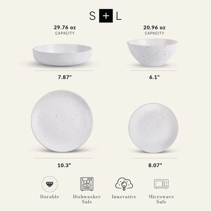 32-piece Round Dinnerware Set