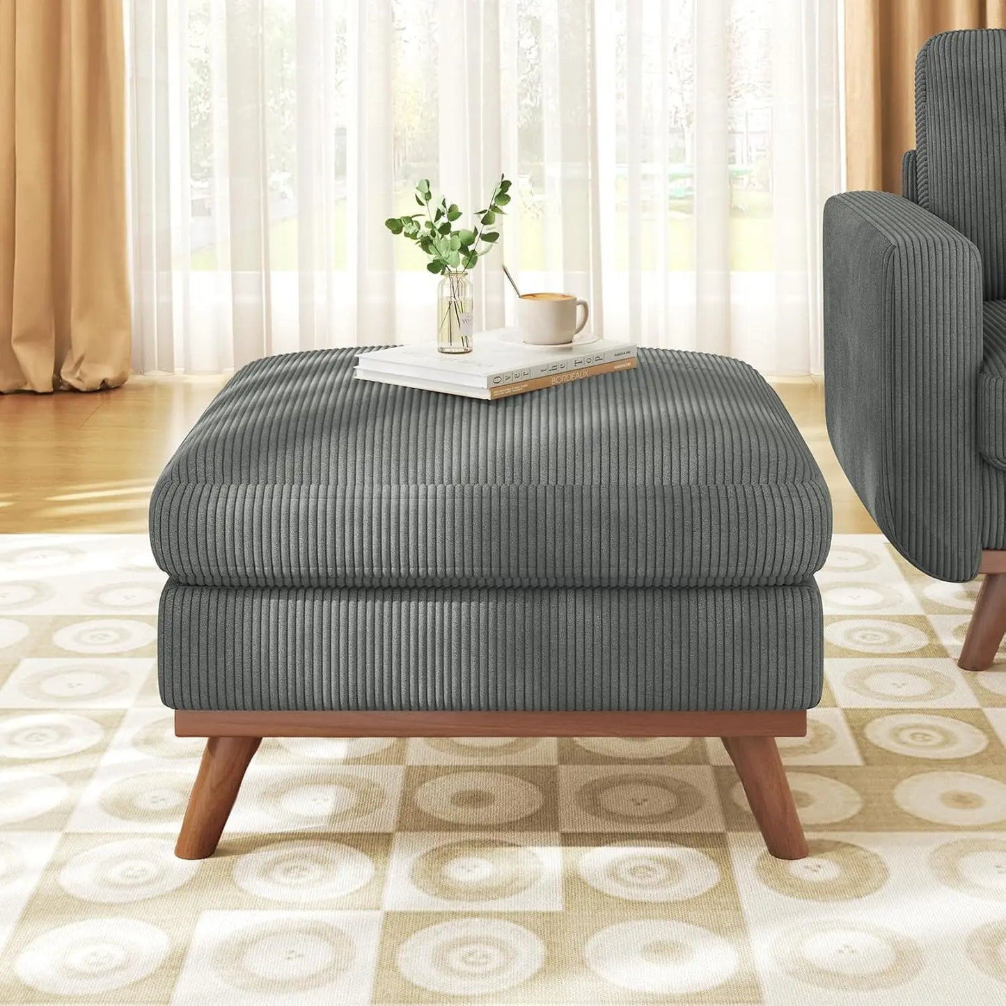 38.5" Accent, Upholstered Armchair with Deep Seat