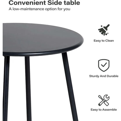 Outdoor Bistro Set, Small Patio Furniture Set with Coffee Table