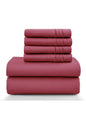 6-Piece Embroidered Bed Sheet Set