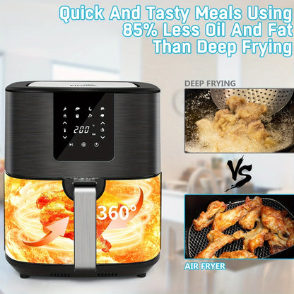 Large, 1500W 7QT AirFryer Cooker