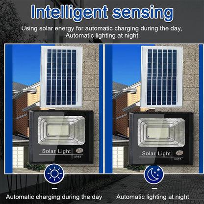 2PCS Solar Flood Light Outdoor