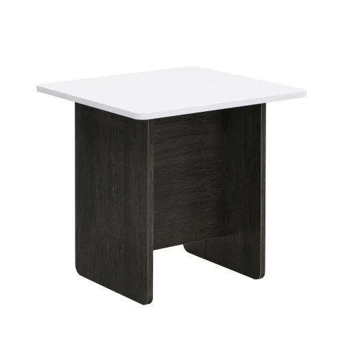 Modern Light Luxury Coffee Table Set of 2, Small Square Coffee End Table