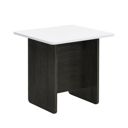 Modern Light Luxury Coffee Table Set of 2, Small Square Coffee End Table