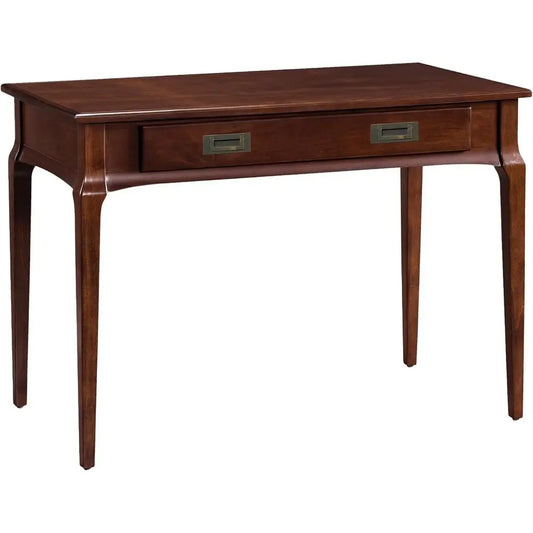 Stratus Home Office Desk, Solid Wood, Drop-Front Keyboard