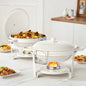 White Chafing Dishes for Buffet