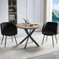 3 Pieces Dining Table Set for 2, Round  Tabletop