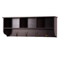 Wall-Mounted Coat Hooks With Storage Shelf