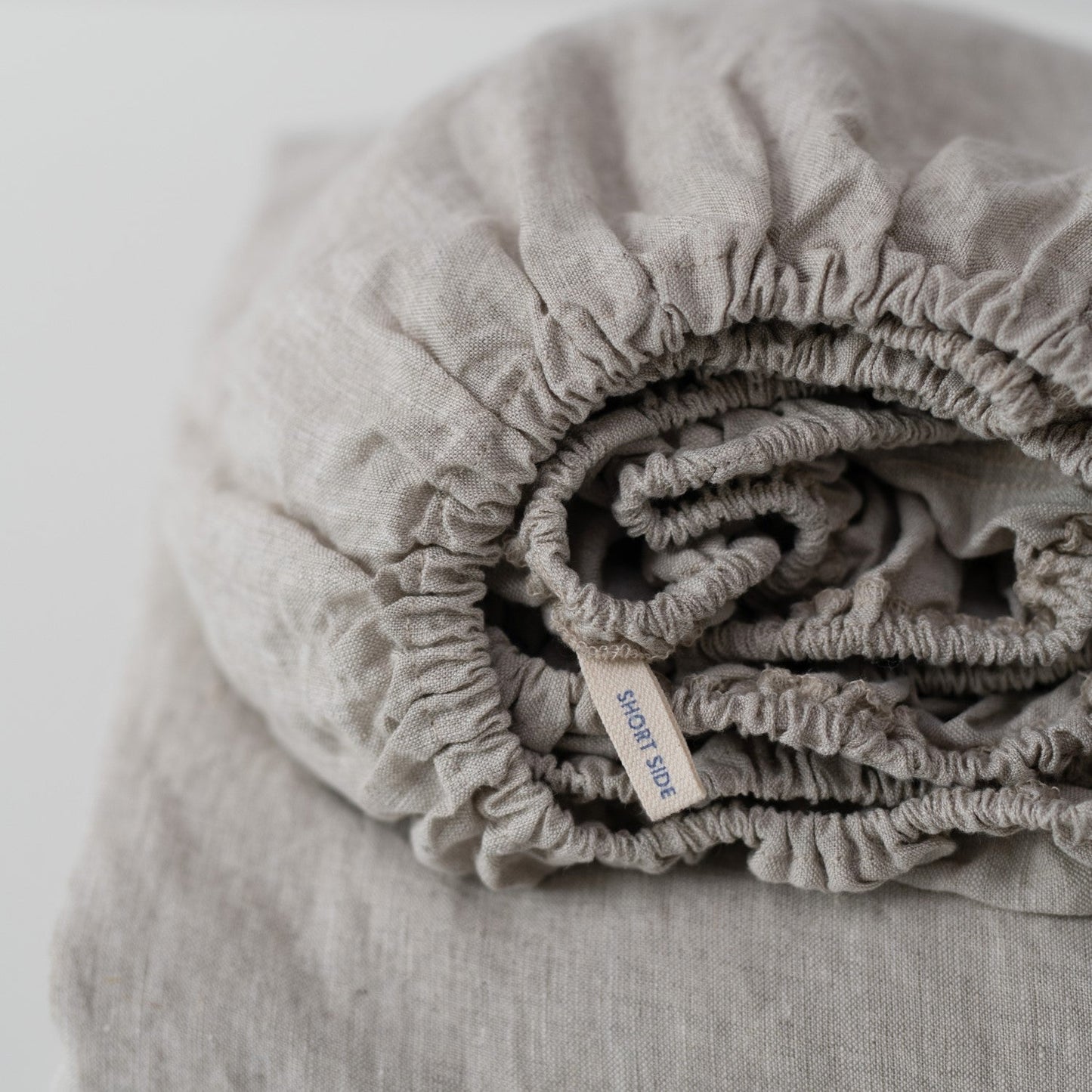 Linen Tales White Linen Fitted Sheet