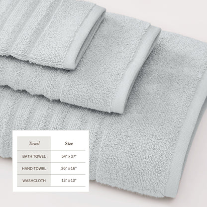 Luxury Combed Cotton Bath Towel Set - Karina Collection