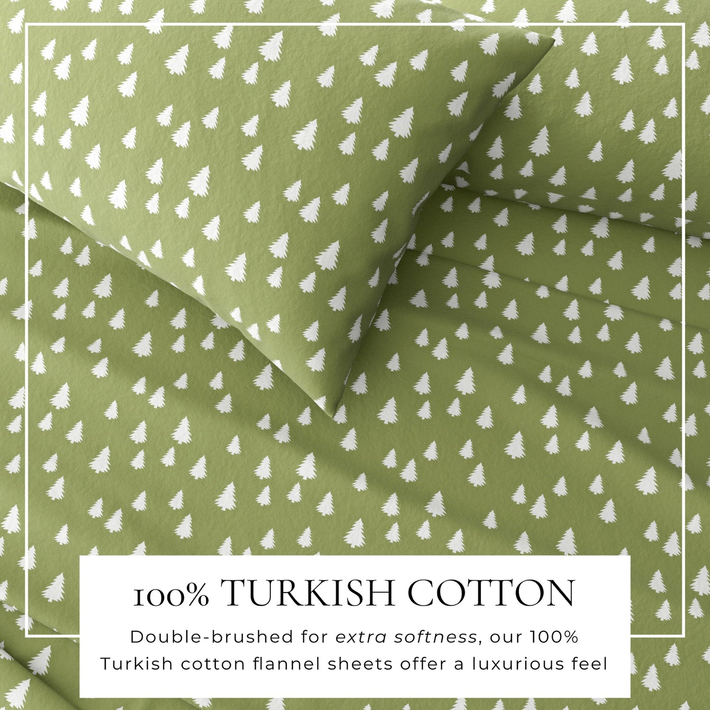Turkish Cotton Flannel Sheet - Lakeview Collection