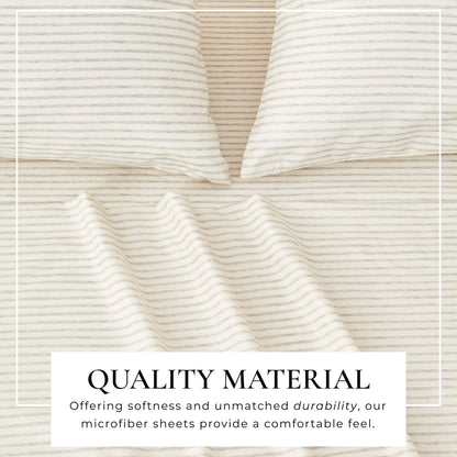 Striped Sheet Set - Evette Collection