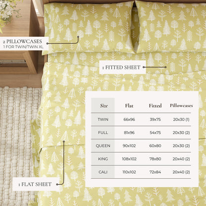 Turkish Cotton Flannel Sheet - Lakeview Collection