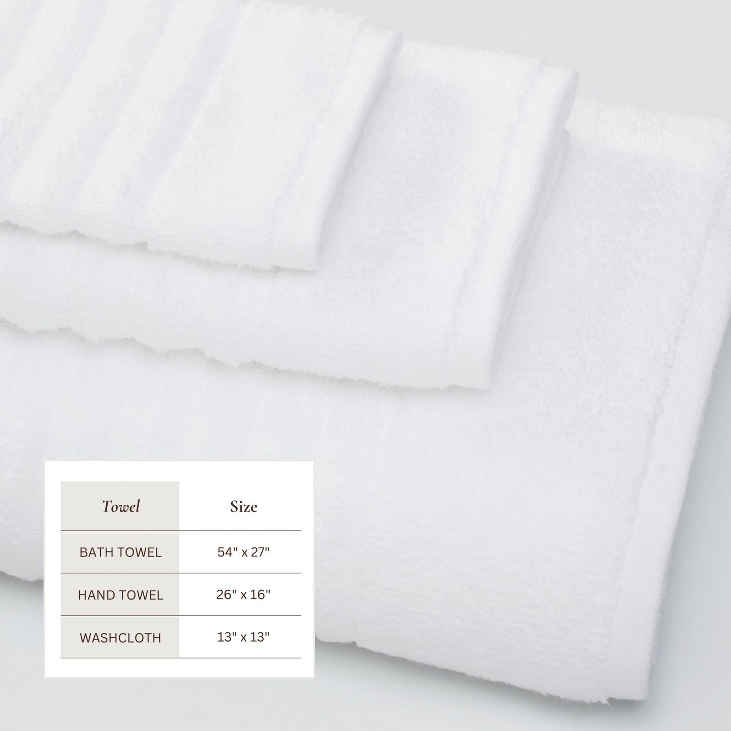 Luxury Combed Cotton Bath Towel Set - Karina Collection