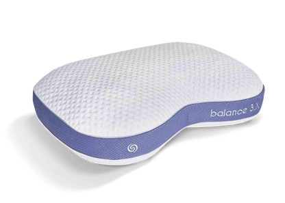 BedGear Balance Cuddle Curve 3.X Pillow, White