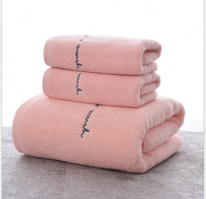 Fashion Pure Cotton Bath Towel Gift Set High-end Couple Adult Towel