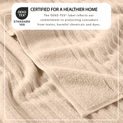 Luxury Combed Cotton Bath Towel Set - Karina Collection