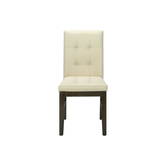 Dining Chair, Upholstered, Dining Room, Transitional (Set of 2) - Cream