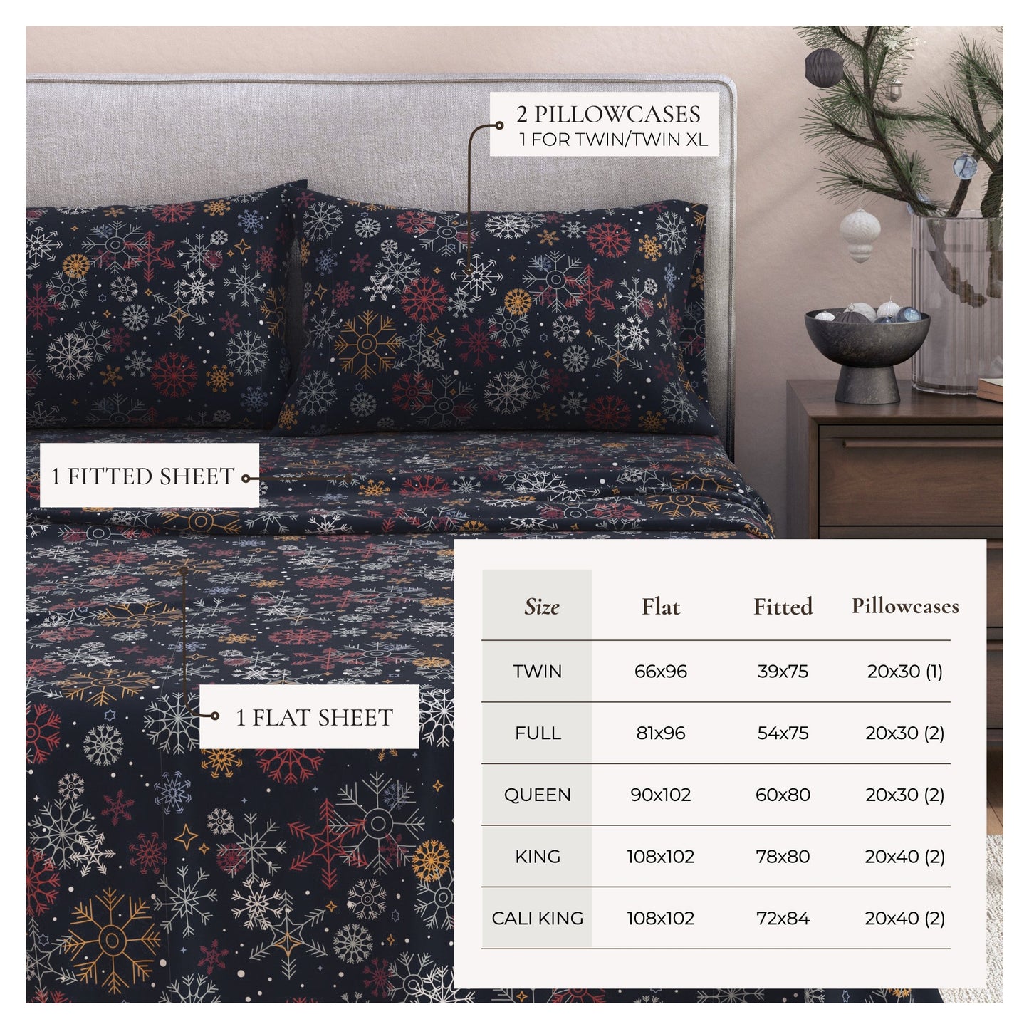 Turkish Cotton Flannel Sheet - Lakeview Collection