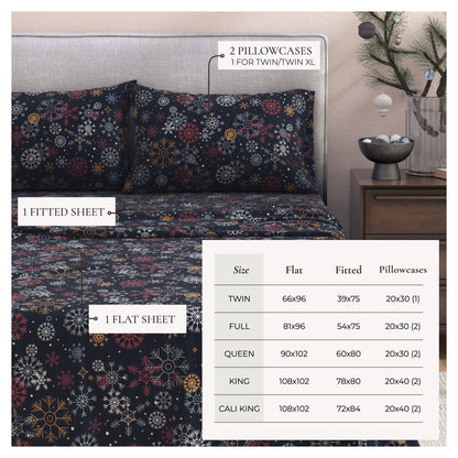 Turkish Cotton Flannel Sheet - Lakeview Collection