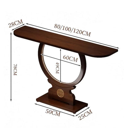 Elegant Vintage Console Table – Narrow Antique-Style Accent Table