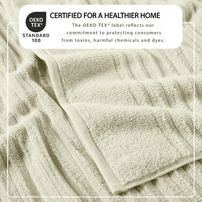 Luxury Combed Cotton Bath Towel Set - Karina Collection