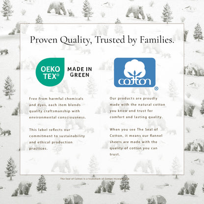 Turkish Cotton Flannel Sheet - Lakeview Collection