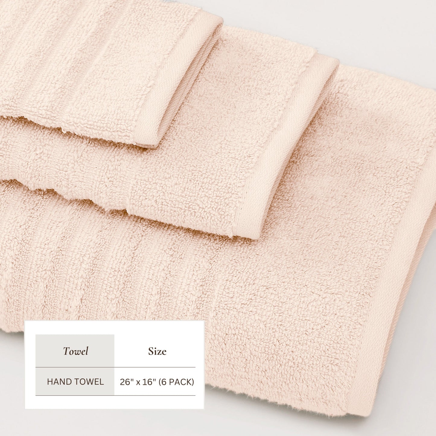 Luxury Combed Cotton Bath Towel Set - Karina Collection