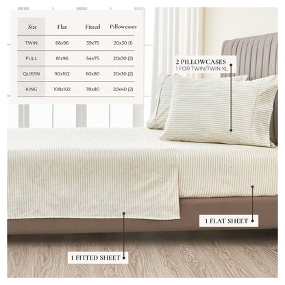 Striped Sheet Set - Evette Collection