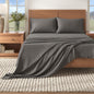 Heathered Solid Cotton Blend Flannel Sheet Set - Anders Collection