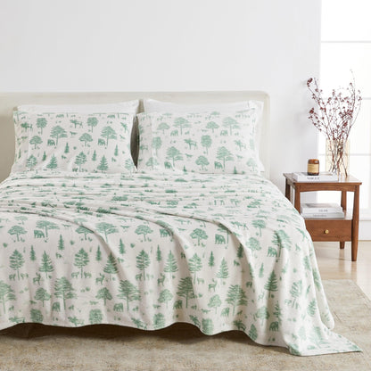 Printed Plush Sheet - Velvet Luxe Collection