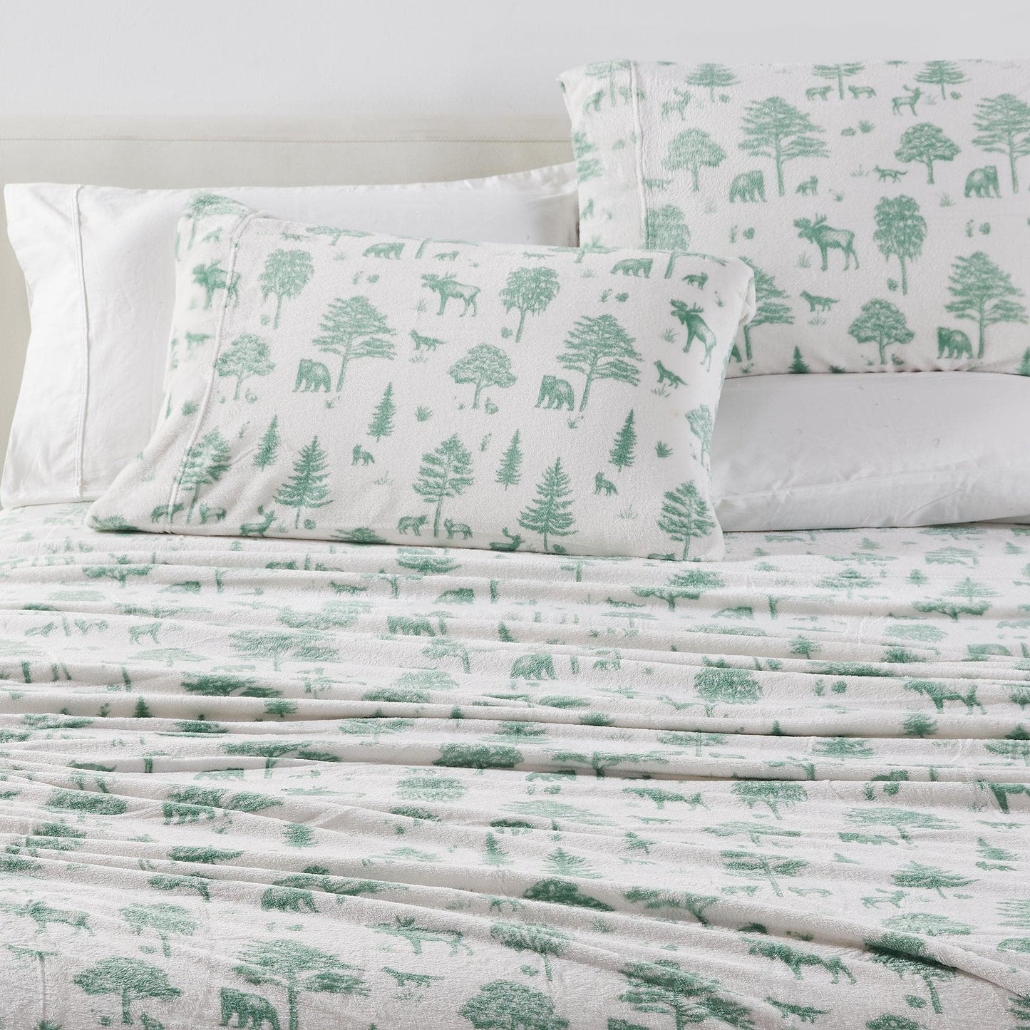 Printed Plush Sheet - Velvet Luxe Collection