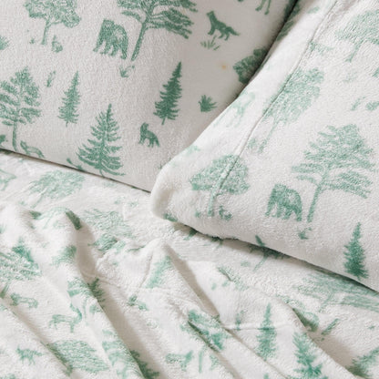 Printed Plush Sheet - Velvet Luxe Collection